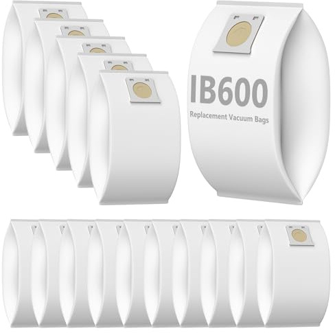 LANROON 16 Pack IB600 Bags Compatible with Upright Vacuum Cleaner Bags BU4050 BU4022 BU4020 BU4018