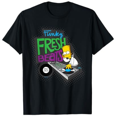 The Simpsons Bart Simpson Funky Fresh Beats Served Daily Camiseta