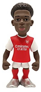 MINIX Modello Bandai Arsenal Bukayo Saka | Figura da collezione di Bukayo Saka in camicia dell'Arsenal | Gamma di giocattoli da calcio Bandai | Colleziona le tue figure e squadre di calcio preferite