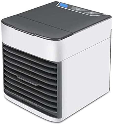 HHUARI Portable Air Cooler with 150Ml Water Tank Personal Mini Air Conditioner Fan 3 Speeds Desktop Cooling Fan for Home,Office,Dorm/Black The New