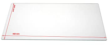 JCSPARES® - Ripiano Frigorifero 468 x 265 mm Frigo Compatibile Con Candy Hoover