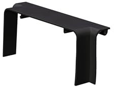 KOMIB 120x60 mm Brüstungskanal/Kabelkanal/Elektro Schacht Brüstungskanal/Fensterbankkanal/ZUBEHÖR (T-Ecke, Schwarz)