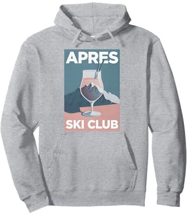 APRÈS SKI CLUB X Ästhetisches Skifahrer Party Ski Outfit Pullover Hoodie