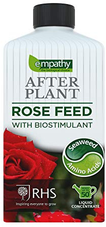 1LAfter Plant Rose Feed With Biostimulant - Liquid Feed - Contains Nutrients Specifically Formulated To Benefit Evergreen Plants