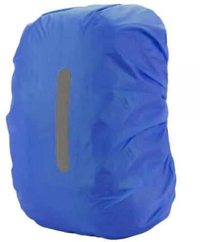 PINEPAN Regnskydd för ryggsäckar med reflekterande ränder, 15 L-100 L, vattentät ryggsäck regnskydd, skolväska för vandring, camping, resor, cykling