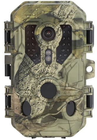 Wildkamera, 4K-Wildkamera mit Nachtsicht, Bewegungsaktivierte Jagdkamera mit 0,2-Sekunden-Auslöser, IP66 Wasserdicht, 120° Weitwinkel Zur Wildtierüberwachung