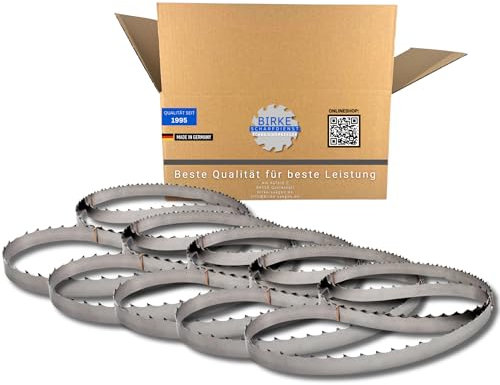 Lot de 5 lames de scie à ruban en bouleau pour scie mobile 3660 mm x 35 mm x 1,1 mm ZT22 mm