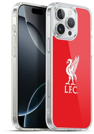 Head Case Designs Offizielle Liverpool Football Club Logo Weiss Und Rot Liver Bird Gelhülle [Militärischer Schutzgrad] Kompatibel Mit Apple iPhone 16 Pro Max Und Kompatibel Mit MagSafe