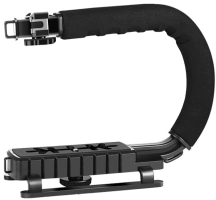 Poignée de caméra, poignée d'appareil photo reflex numérique, poignée de caméra pour la stabilisation, poignée de caméra vidéo, poignée de caméra pour vlogging, poignée de caméra pour trépied, poignée