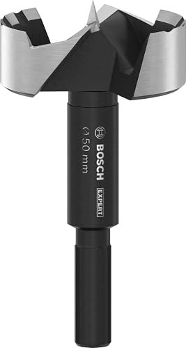 Bosch 1x Foret à bois Forstner EXPERT (pour Bois résineux, Bois dur, Ø 50,00 mm, Professional Accessoire Perceuse)