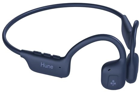 HUNE Brisa Ace Auriculares Conducción por Aire, Bluetooth 5.3, Oído Abierto, IPX4, 17h de Autonomía, Carga Rápida, Plástico Reciclado