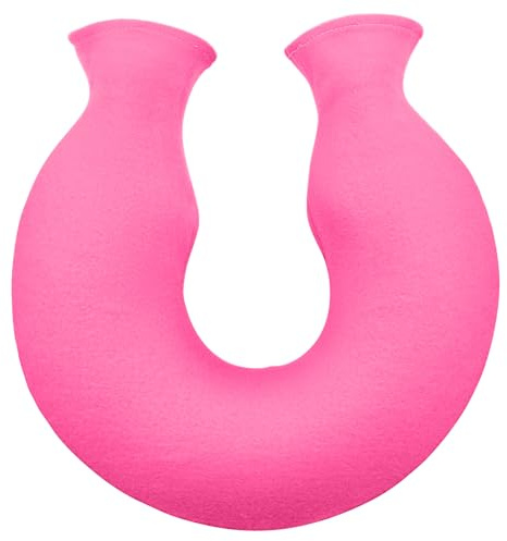 Reusable U-Shaped Hot Water Bottle with Soft Fabric Exterior – Neck and Shoulder Heat Pack for Women and Men, Reusable Warm Water Bottle for Home, Office and Winter Comfort