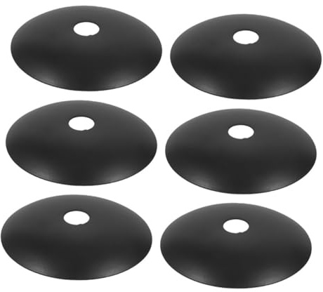 Homoyoyo 6piezas Bandeja De Base Metálica Para Lámpara De Techo Cubierta De Artefacto De Iluminación Soporte De Placa Para Luminaria Colgante Placa De Montaje Para Iluminación