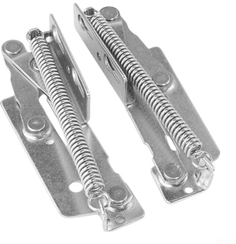 ZiStarlilife 2 Stück 80-Grad-Scharniere für Schranktüren, Metall, federbelastete Klappe, Hebestütze, Hardware, Möbelscharnier-Mechanismus für Küchenschrank