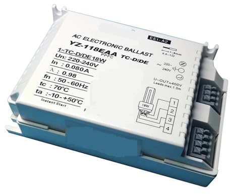 reattore elettronico Ballast elettronici AC 18W for lampada fluorescente 1×T5-D/DE YZ-118EAA TC-D/DE 220-240V