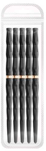 Pennello per eyeliner per unghie, pennello a punta fine, set di 5 pennelli di varie dimensioni, strumento per smalto gel UV, accessorio per con controllo preciso, S