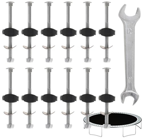 Trampoline Screws 12X Stakes Stabilization Anti-Falling Tools
