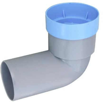 Valsir Curva Tecnica di Scarico WC HTSW Senza Morsetto 32 x 1 1/4 x 46 mm, Multicolore, Standard