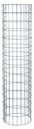 Estexo Gabione Gabionensäule Säule Rundsäule Steingabione Steinkorb Drahtkorb Baumschutzgitter Wildschutz Ø 35 cm (140 cm)