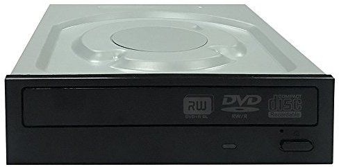 Optiarc SATA Interno CD/grabadora de DVD/Disco óptico con 8,7 GB, Color Negro