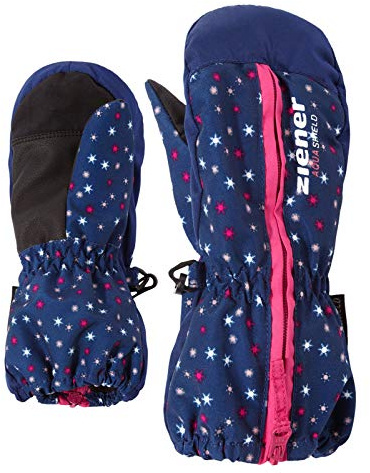 Ziener Baby LANGELO AS MINIS glove Ski-handschuhe / Wintersport | wasserdicht, atmungsaktiv, , snowflake print (snowflake print), 110