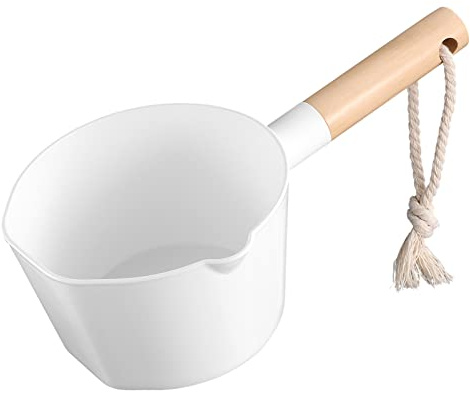 Hemoton Water Ladle long handle,Plastic Water Ladle,Bathroom Hair Washing Scoop,Bath Dipper Spoons,Kitchen, Scoop with String,Spoon Kitchen Home Tools