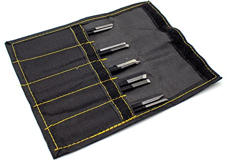 Toplionace Juego de Cincel de Talla de Madera de Piedra de 10 Piezas, Cuchillo de Talla Manual de Acero de Alto Carbono, Herramientas de Talla de Sello Más Grave, Pluma de Estatua en Miniatura