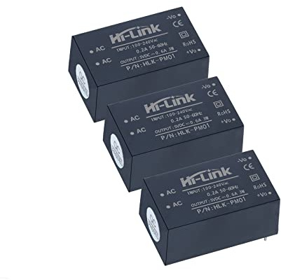 EC Buying Mini Step-Down Power Supply,Intelligent Home Switching Power Module AC-DC Isolated Power Module 220v to 5v, HLK-PM01 AC DC 220V to 5V（3PCS）