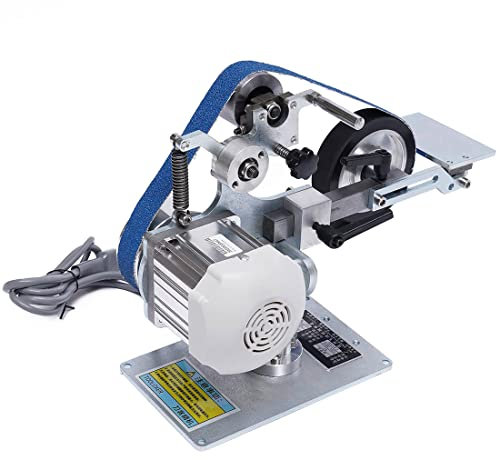 MTND Ponceuse à Bande, Ponceuse à Bande Abrasive 1 x 30 Pouces avec Moteur sans balais, Petite Ponceuse à Bande 550 W, affûteuse de Polissage, Verticale et Horizontale