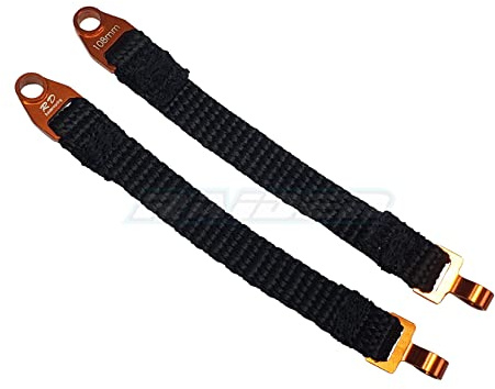 Amortiguador De Suspensión Trasera Correas Límite De Recorrido 108mm Para Traxxas 1/7 UDR Derser Racer - Naranja