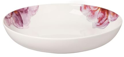 Villeroy & Boch - Rose Garden Bowl, Porcelain Bowl White, Capacity 5,218 ml
