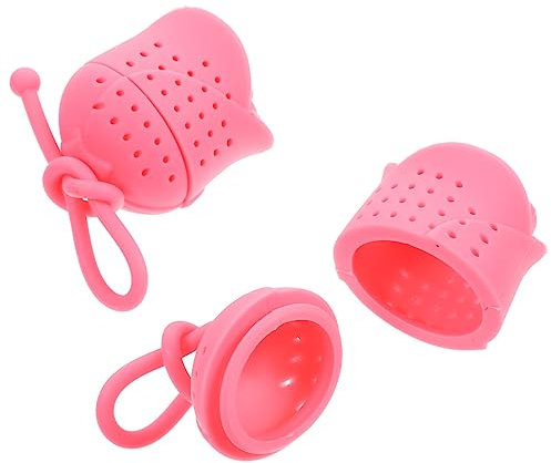 LIFKOME 2St Rose Teesieb Rosenblüten-Teesieb Faultier-Tee-Ei Tee ball Filter Tee-Eier für losen Tee loses Tee-Ei Lebensmittelqualität Lose Blätter nett Teebeutel Teezubehör Kieselgel