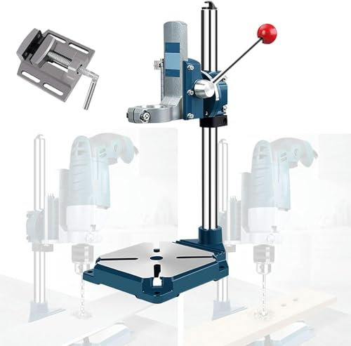 FLTRGO Soporte de la Prensa Taladradora, Soporte para Taladro Vertical, Taladros de Columna Soporte para Taladro de Mano para Taladrar con Precisión