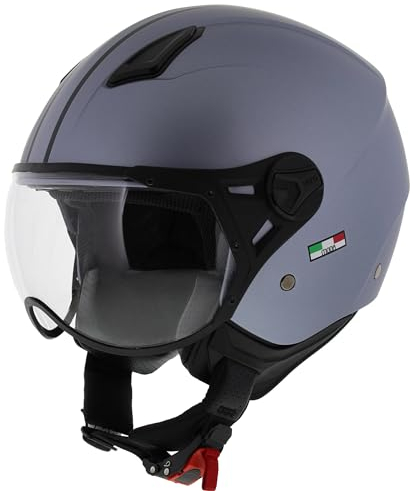 Jet Helm Mopedhelm | VITO Moda | Herren und Damen | Jethelm mit Visier | ECE 22.06 Zertifiziert | Motorradhelm (XXL (61cm))