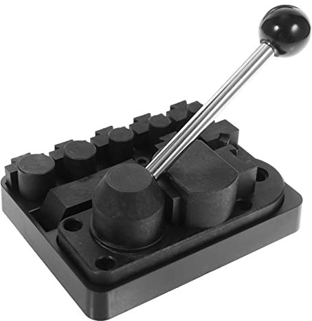 ULDIGI Ringbieger Ringbiegemaschine Ringpresse Ringherstellungsset für Münzring schmuck schmuckwerkzeuge zum Formen von Fingerringen Ringmacher Abs Black