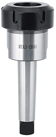 Respicefinem Morse Taper 4 Collet Chuck ER40 MTA3 ER40 17.0×8.0×8.0 Carbon Steel MTA3 ER40UM Morse Taper Collet Chuck for Lathe Milling Machine 3-26mm Morse Taper 4 Collet