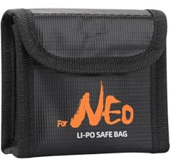 Fututech Lipo - Bolsa de almacenamiento de batería para DJI Neo Funda de protección Caja de almacenamiento de batería a prueba de explosiones y humedad a prueba de polvo