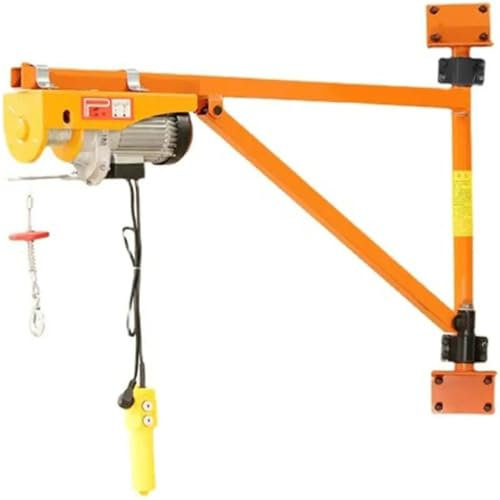 Palan Électrique Palan électrique petite grue 220V 510W 200KG, petite Machine de levage, support de fixation murale, palan multifonctionnel d'intérieur domestique treuil