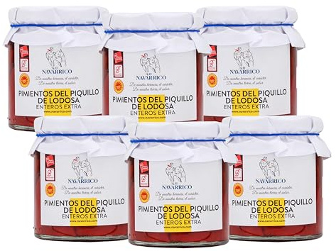 El Navarrico Pimientos del Piquillo de Lodosa Pack 6 x 220g