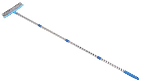 Generic Rifuglio di Pulizia Dura, Brusca Aste Telescopica per Spazzole Boschetto per Pavimento all'aperto (160 cm)