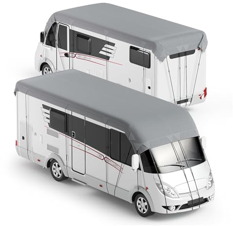 Wohnmobil Schutzdach Abdeckung, Wohnwagen Abdeckung, 210D Oxford Gewebe, Schützt Vor Staub Feuchtigkeit und UV-Strahlung, für Wohnmobile und Wohnwagen,001,10x3M