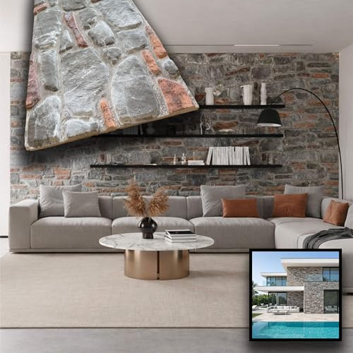 CAPPOTTO esterno - interno isolante in STYROFOAM 3D spess. 3cm (120x50cm) con resine e malta Pietra Residence