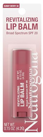 Neutrogena Revitalizing Lip Balm, Sunny Berry 30, 0.15 Ounce by Neutrogena