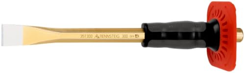 Rennsteig Maurermeißel (300 mm, mit speziellem Sicherheitsschlagkopf, komplett gehärteter Meisel) R351 300 1