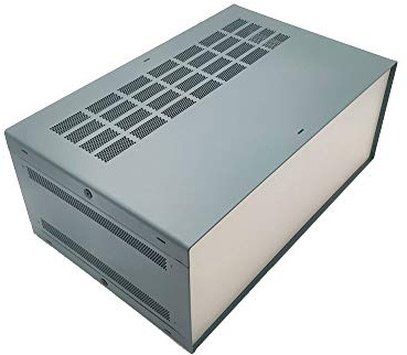 DIY Aluminum Enclosure Multipurpose (Pure aluminum enclosure with mount bar (4U) 175 x 279 x 432 mm.)