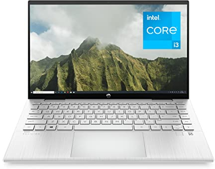 HP Pavilion x360 14-dy0001sf PC Ultraportable Convertible et Tactile 14 FHD IPS (Intel Core i3, RAM 8 Go, SSD 256 Go, AZERTY, Windows 10 éligible à Windows 11) Argent Naturel