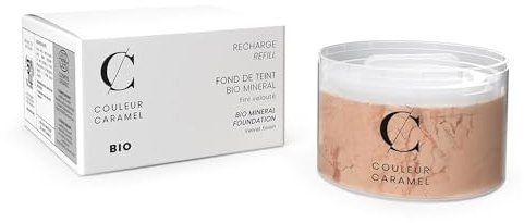 Recharge Fond de teint BIO MINERAL 12g N°23 - Beige abricot Couleur Caramel