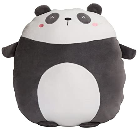 Panda Plüschtier Kuscheltier, 40cm Kawaii Dinosaurier Puppe Plüsch Kissen Cartoon Tier Stofftier Plüschtierpuppe Weich Stofftier Kuscheltier für Kinder Geschenk