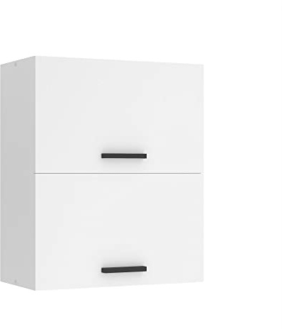 Belini Hängeschrank Küche SGP2 60 cm, mit 2 Türen, Weiß matt | Küchenschränke, Oberschrank, Küchenhängeschränke, Wandschrank Hängend
