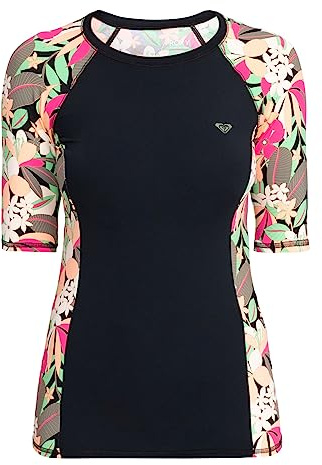 Roxy Roxy - Camiseta de Surf de Manga Corta con Protección Solar UPF 50 para Mujer